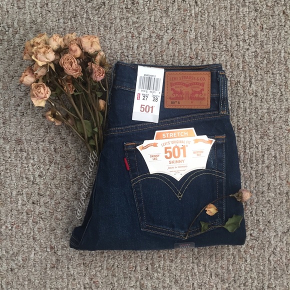 Levi's Denim - Levi’s 501 skinny jeans Dad wash